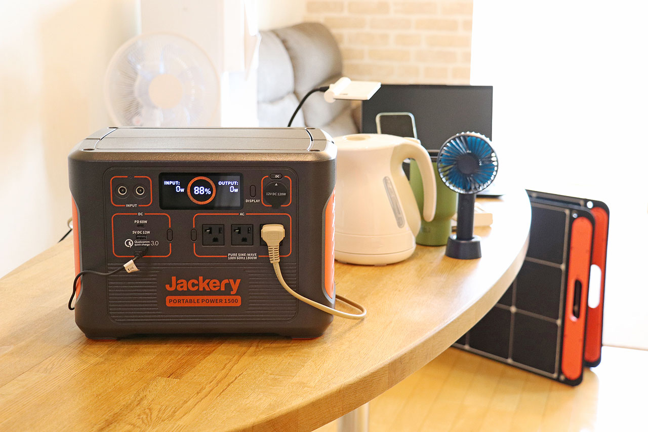 【ラスト1個】Jackery ポータブル電源1500W大容量防災グッズ