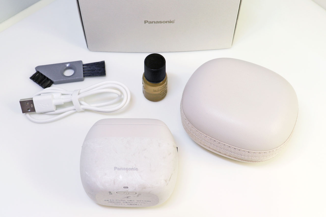Panasonic 電気シェーバー es-pv6a 中古 収納ケース付き