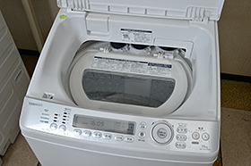 東芝の洗濯機は操作パネルが手前にあるので使いやすい